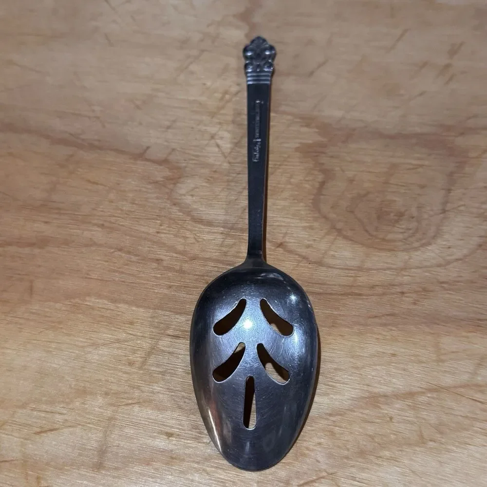 Pierced Serving Spoon Stainless Steel CBS1 Pattern Cambridge Silver Discontinued
